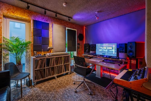 Studio 1/2 — overzicht van de studio